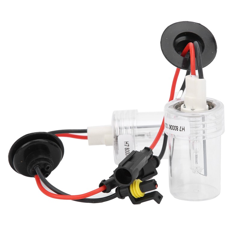 2Pcs Auto Headlight Bulb Headlamp Xenon HID 100W 8000K H7