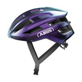 ABUS PowerDome road bike helmet - lightweight bike helmet with clever ventilation system and aerodynamic profile - Made in Italy - for men and women - purple, size M