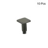 sourcing map Square Head Bolt, 10pcs M6x15mm Fully Thread Carbon