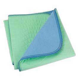 Eurow Esteem Reusable Incontinence Bed Pad with 4 Layers and Anti Slip Backing, for Adults, Kids, and Pets, 34 by 36 Inches