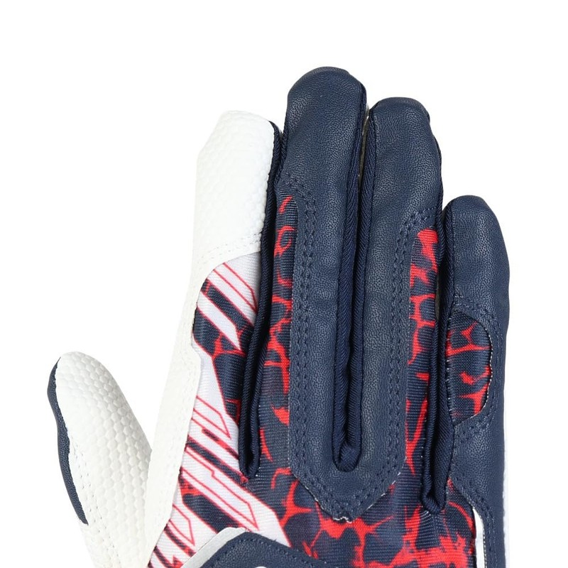 UA Clean Up Batting Gloves 6001310 (410) Midnight Navy, White,