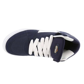 Etnies Men's MC Rap Hi Top Skate Shoe, Navy/White, 8