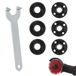 7 Pcs Angle Grinder Wrench Nuts Flange, 140mm Grinders Spanner Key, M14 Flange Metal Angles Grinder Nuts for 14mm Spindle Thread Angle Grinders