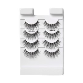 KISS My Lash But Better False Eyelashes, Multipack, 'Well Blended', 4 Pairs