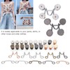 Adjustable Waist Buckle Extender Set Jean Waist Extender Button Replacement