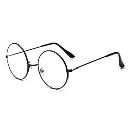 Carocak Round Glasses, Metal, Popular, Preventive, Fashionable, Classic, Driving Glasses, Sunglasses, Men's, Women's, Unisex, Black
