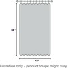 BGment Short Curtains Blackout 36 Inches Length - Rod Pocket