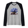 Texas Blue Bonnet, Petrified Wood and Nine Banded Armadillo Raglan,