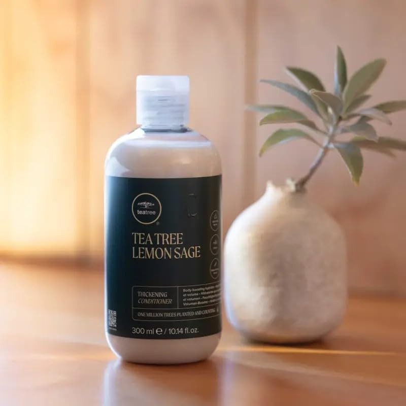 Tea Tree Lemon Sage Thickening Conditioner, Builds Body + Boosts