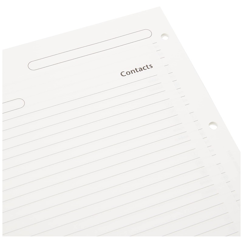 A4 Name, address, contact, email, telephone