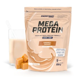 Energy Body Mega Protein, Caramel, 1 Pack (1 x 500 g Bag)