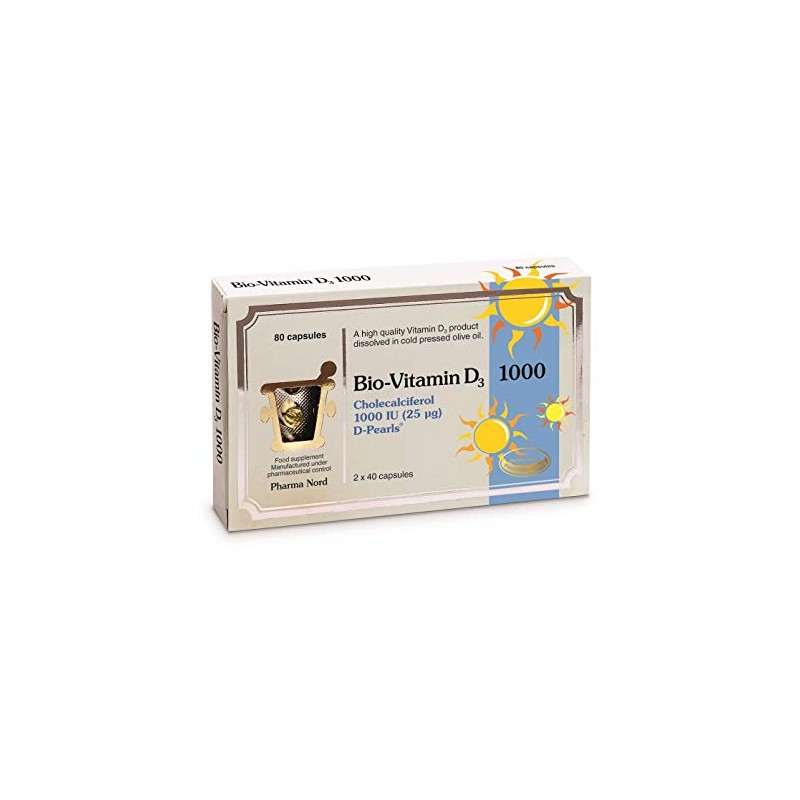 Pharma Nord Bio-Vitamin D3 800IU 20mcg 80 Capsules