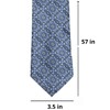 tiemart Multicolor Pattern Design Neckties Standard Width and Length (French