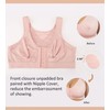 HACI Women's Front Closure Posture Bra Full Coverage Back Support