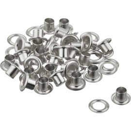 Nippon String Button Boeki F5-318 Eyelet #23 Hole 0.3 inch (8 mm) 200 Pairs Nickel