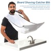 Beard Shaving Catcher Bib with Two Hooks Family's Beard Apron