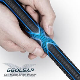Geoleap Golf Grips 13 Pack,Non-slip and High Shock-absorbing Golf Club Grips ,Choose between 13 Grips with 15 Tapes and Full Kits.(Midsize-Black Blue(All Repair Kits))