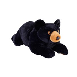 Wild Republic Earthkins Black Bear, Stuffed Animal, 15 Inches, Plush Toy, Fill is Spun Recycled Water Bottles, Eco Friendly