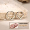 BodyBonita 16G Opal Teardrop Septum Rings - G23 Titanium Hinged