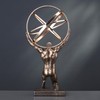 Veronese Design 9 Inch Atlas Carrying Celestial Sphere Statue Cold