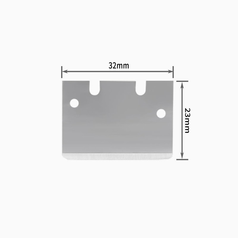 TEWIRROW Bambu Scraper Tip Steel Marerial with Screws, Replacement Knife
