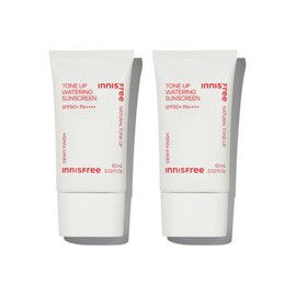 Innisfree 2개 이니스프리 톤업 워터링 선스크린 60mL 2 pieces of Innisfree Tone-up Watering Sunscreen 60mL