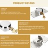 2 Pack Van Door Padlock Keyed Alike Heavy Duty Solid