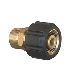 HOTEISON High Pressure Washer, High Pressure Hose, Connection Coupling, Ryobi & Kärcher Interconnection of Different Hoses, Attachment, Conversion Adapter, M22 Male Thread (Inner Diameter 0.6 inches
