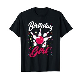 Birthday Girl Bowling Shirt Bowling Party Favours T-Shirt