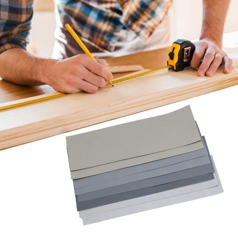 20Pcs Sand Paper Dry Wet Sandpaper 1000 to 7000 Grit
