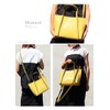 ANDSHIN A0002 Handbag, Lightweight, 2-Way Bag, yellow (mustard)