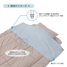 Nishikawa PI08184032B1 Collar Cover, Single Use, 100% Cotton, Firmly Touch, Easy to Put on and Take off, Includes Stopper, Blue