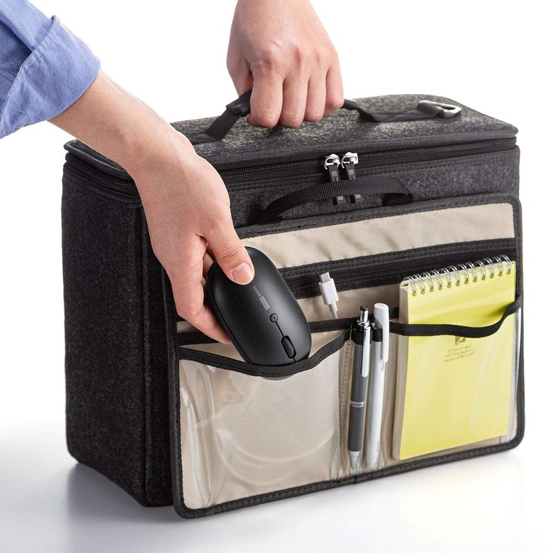 Sanwa Supply MA-WR187BK Silent Wireless Mouse, 2.4 GHz, USB Connection,