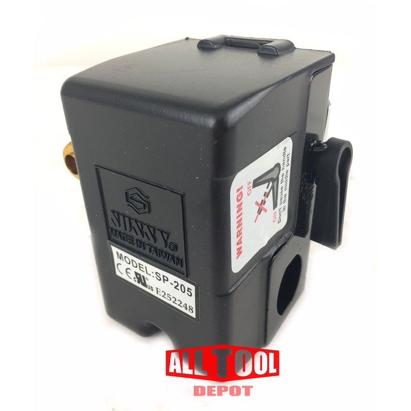 Heavy Duty Air Pressure Switch Sunny H4, 4 port, 140-175