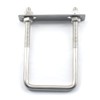 304 Stainless Steel Square U Bolt M8 x 55 x