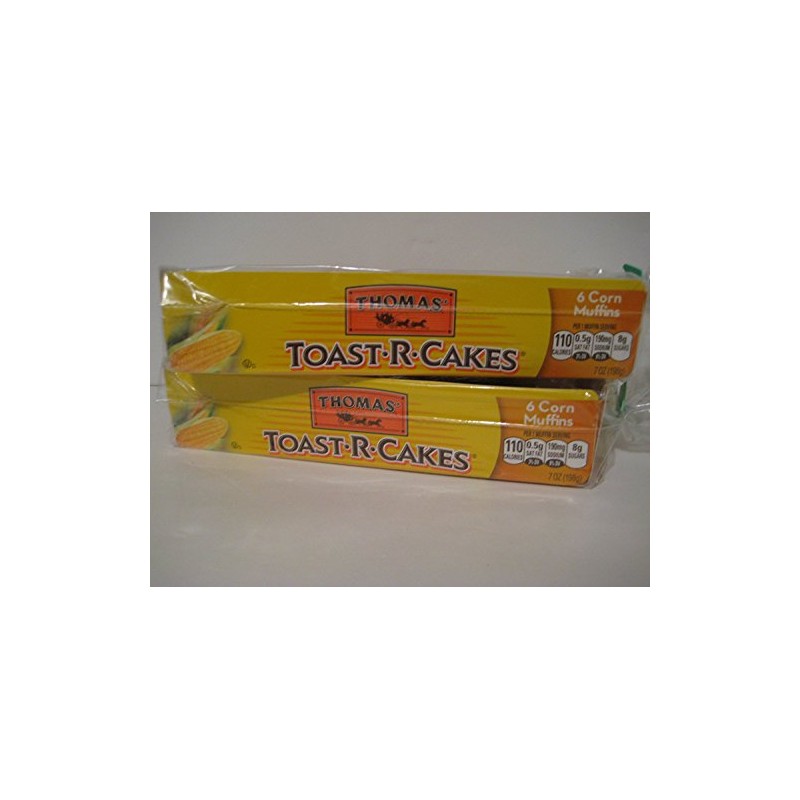 Thomas' Toast-r-cakes Corn Muffins, (2)- Packages of 6ct.