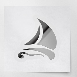 Decal Stickers Of Sailboat 14 (Metallic Silver) Premium Waterproof Vinyl Decal Stickers For Laptop Phone Accessory Helmet Car Window Mug Tuber Cup Door Wall Decoration ANDSKUS564635SI070722