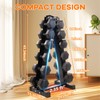 6-Tier Dumbbell Rack Stand for Home Gym - Heavy Duty