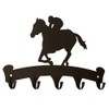 Dragon Laser Ltd., Horse & Jockey Decorative Hooks, Horse Racing,