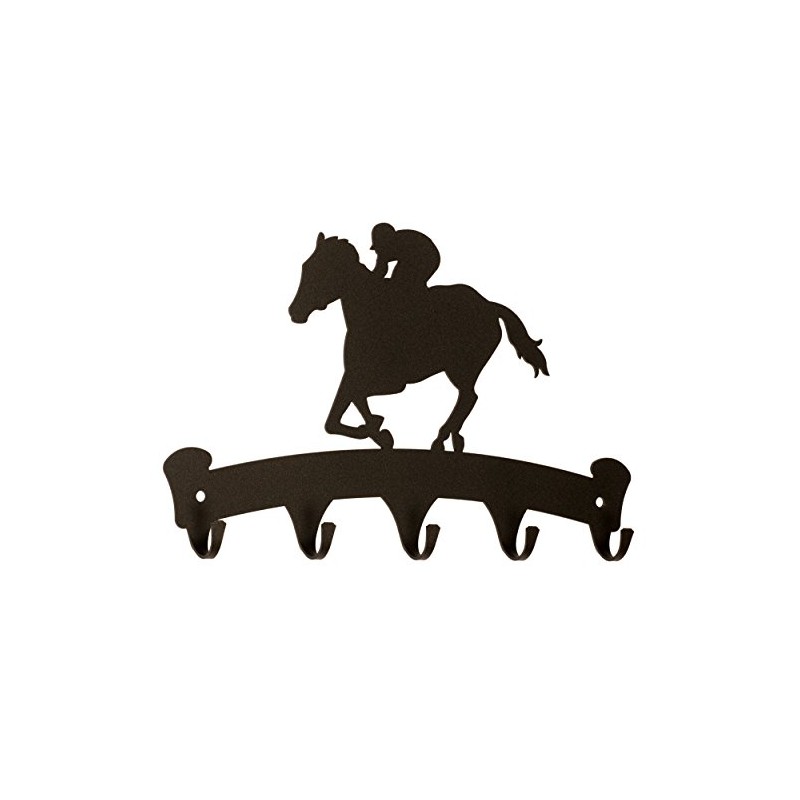 Dragon Laser Ltd., Horse & Jockey Decorative Hooks, Horse Racing,