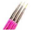 Set Pinceles Nail Art Fantasy Nails Liner Gel Uñas 3