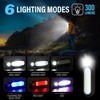 Yaklim Clip On Flashlight, Rechargeable Running Lights for Runners Portable