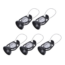 TOYANDONA 5 Pieces Miniature Lantern Vintage Kerosene Lamp Model Mini Garden Lantern Dollhouse Accessories Ornament New Year Gifts for Fairy Garden Decoration Succulents Cactus Moss Garden Model