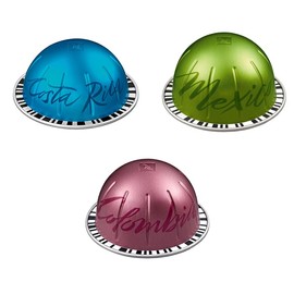 Nespresso VertuoLine (European Version) Master Origins Assortment of Coffee: Costa Rica Colombia Mexico 30 Count, Set of 3