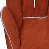 Pioneer Leather Welding Gloves- Light Duty Leather Mitt - Red