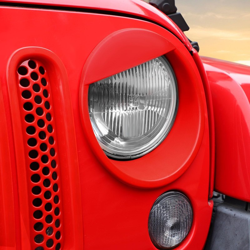 SQQP Mesh Grille Grill Insert+ Headlight Turn Light Cover Trim