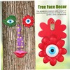 Ipetboom 1 Set Funny Tree Face Sculpture Intricate Outdoor Tree