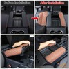 Car Leather Center Console Protector Cover Compatible with Toyota Tundra/Sequoia