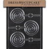 Dress My Cupcake Chocolate Candy Mold, Swirl Lollipop