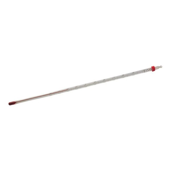 Red Liquid Rod Thermometer, 0 - 100 °C, 0110-00/1-610-14